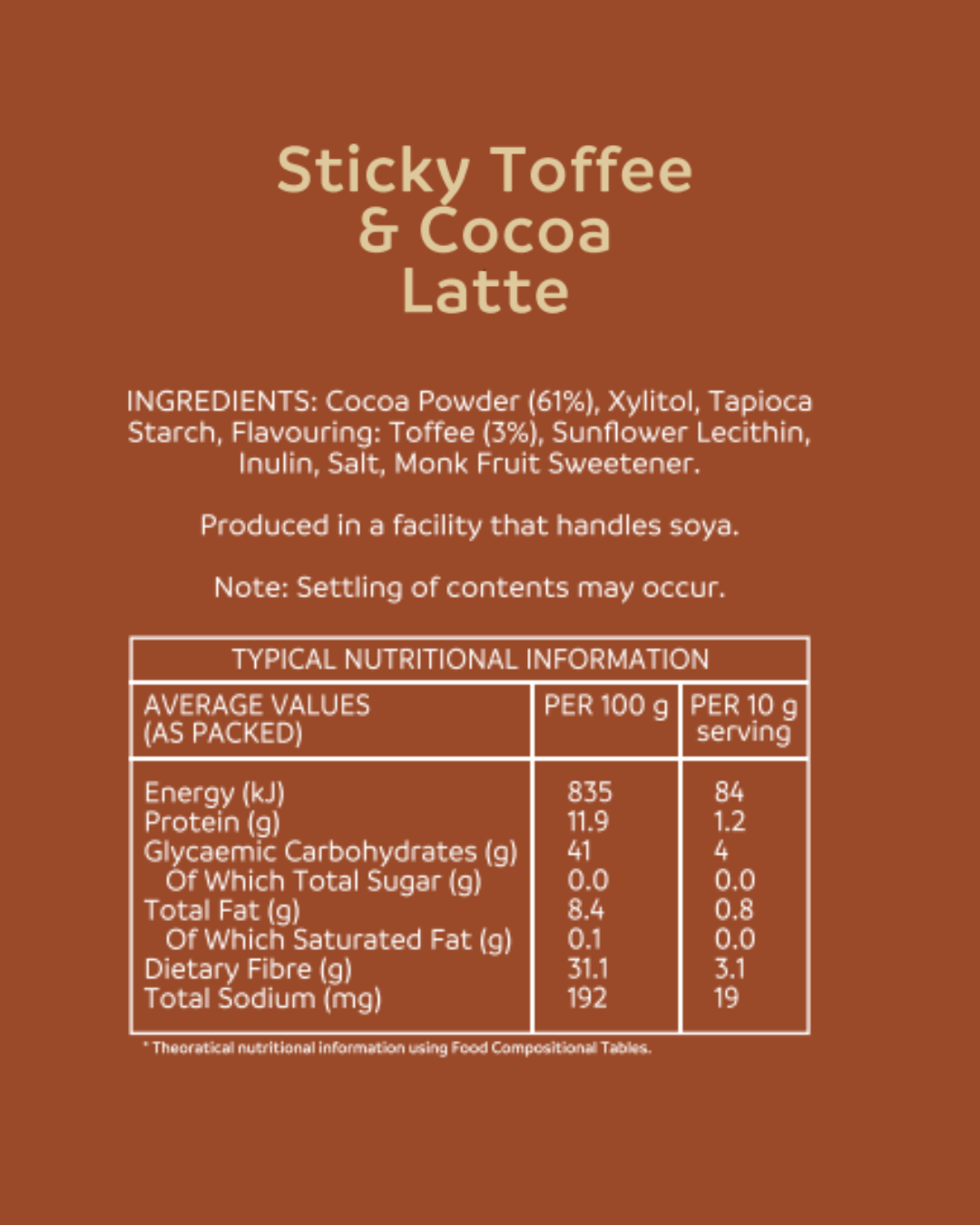 Nutrition Information