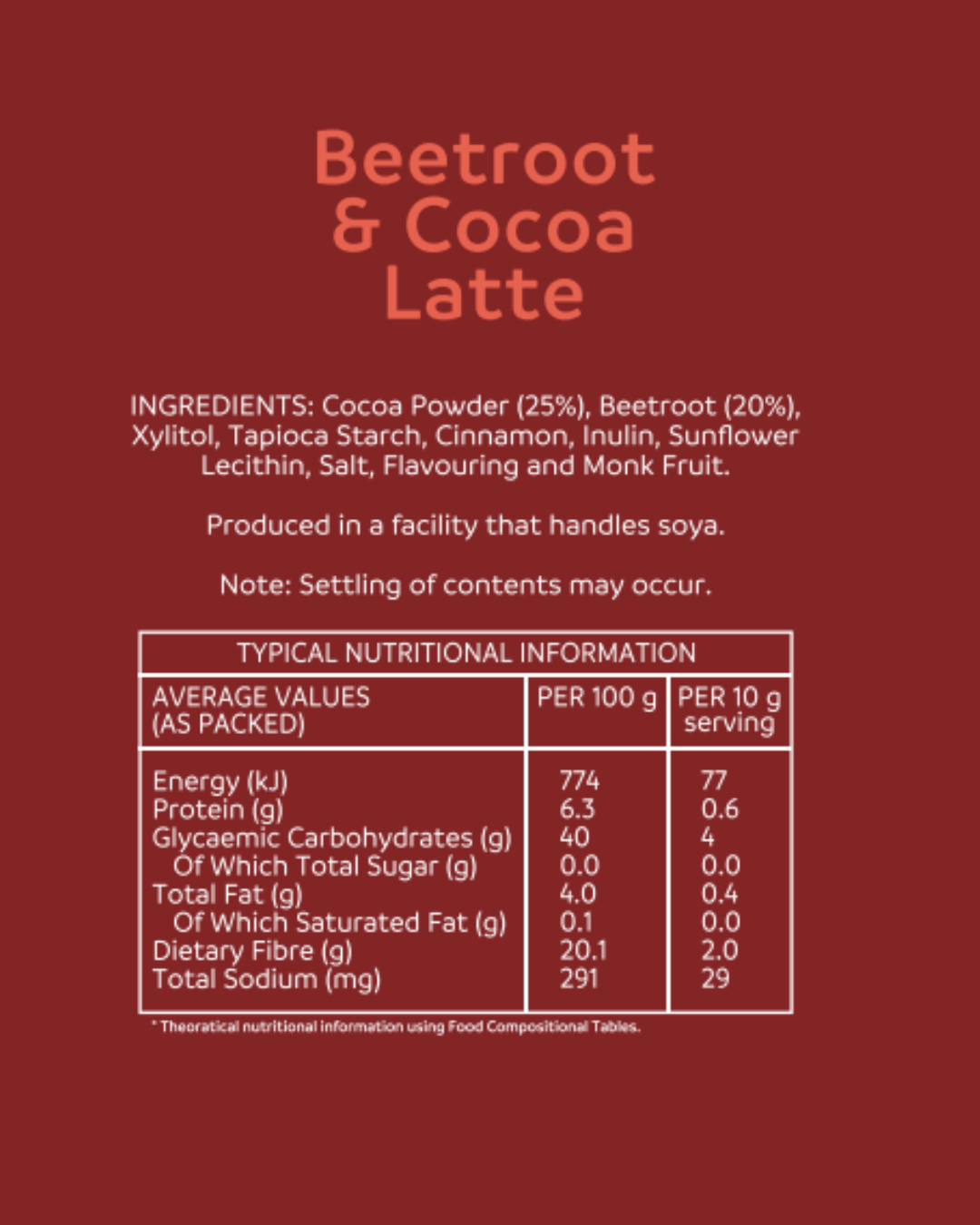 Nutrition Information